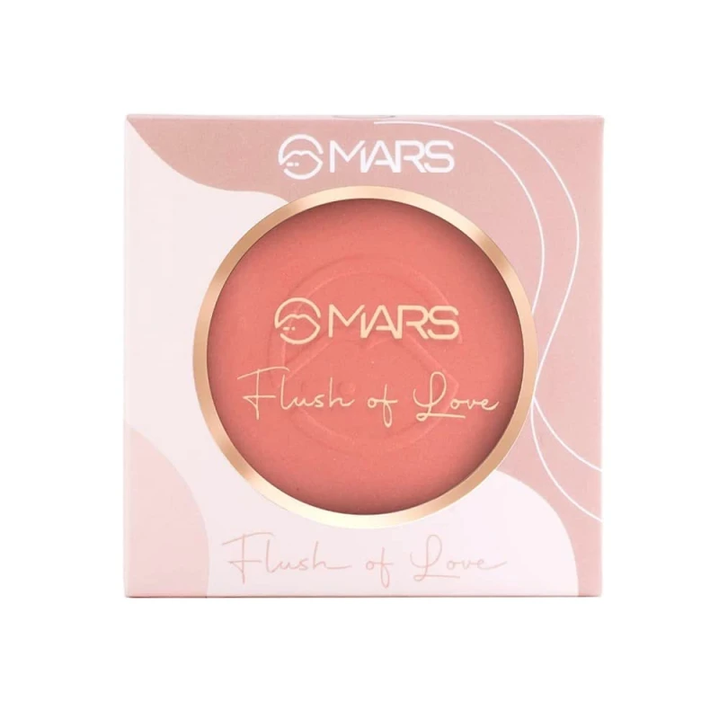 MARS Flush of Love Face Blusher | Highly Pigmented & Easy to Blend | Lightweight & Natural Finish (8.0 gm) (Shade-01) thumbnail 5